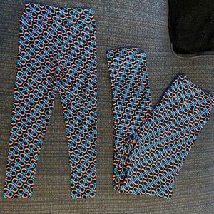 Lularoe LLR Mommy & Me Leggings Set
